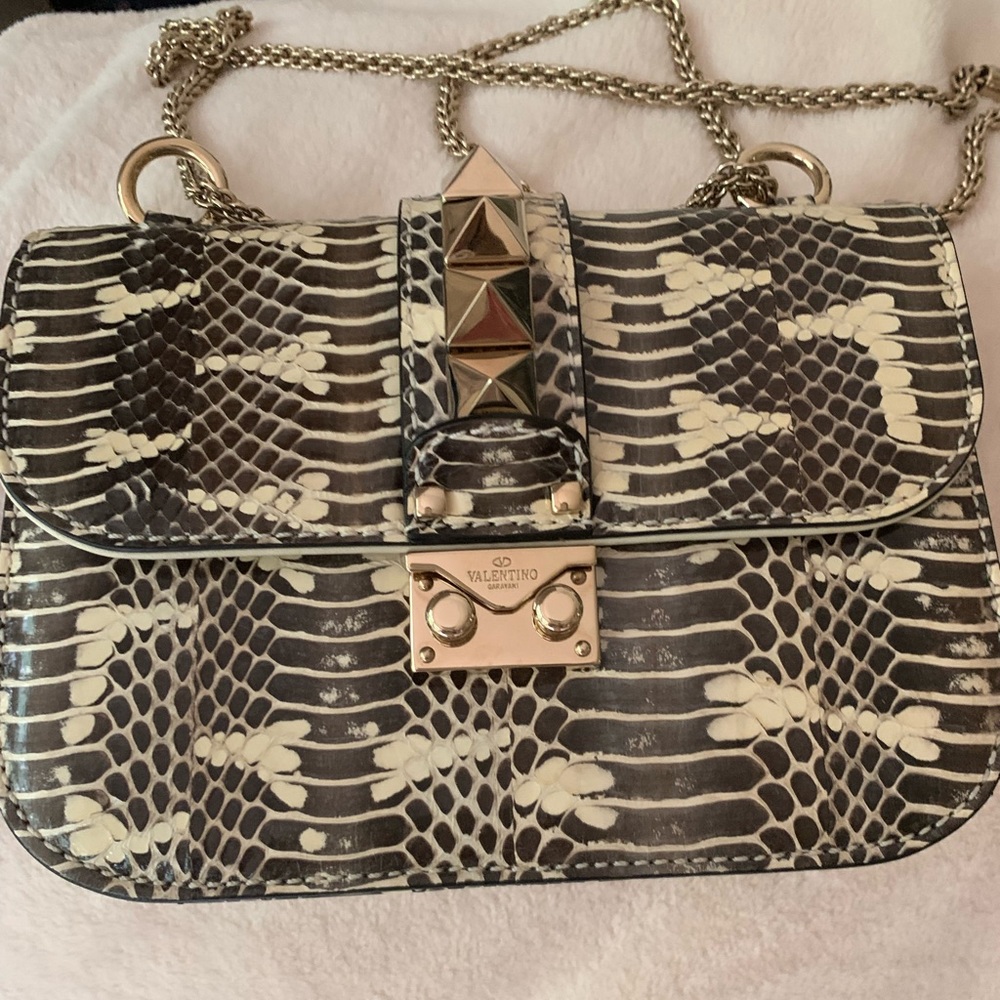 SALE!!!!VALENTINO snakeskin handbag